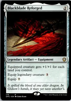 Blackblade Reforged 178 R Commander: Dominaria United Magic: The Gathering NM/M - Image 1