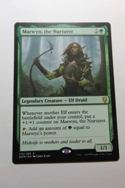 MTG Marwyn the Nurturer x1- -Kaldheim Commander-Lightly Played - Image 1