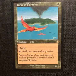 [NM] MTG Birds of Paradise - Regular Retro - Rare - Dominaria Remastered - #336 - Image 1