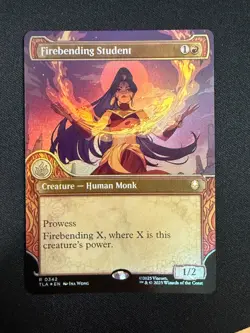 Firebending Student (FOIL SHOWCASE) - Avatar (MTG) NM - Image 1