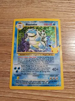 Pokemon Blastoise Holo Rare Celebrations 25th Anniversary Card - Image 1
