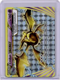 Pokemon Crobat BREAK Promo XY Promos XY181 LP - Image 1