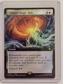 Ultimate Magic: Holy - Foil Extended Art FIC NM MTG - Image 1
