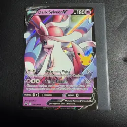 Pokemon TCG Dark Sylveon v SWSH134 Black Star Promos Celebrations Holo - Image 2