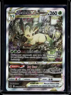 Pokemon Crown Zenith: Galarian Gallery Leafeon VSTAR GG35/GG70 - Image 1