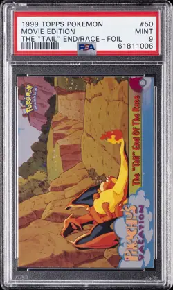 1999 TOPPS POKEMON THE MOVIE EDT #50 MOVIE EDITION PSA 9 - Image 1