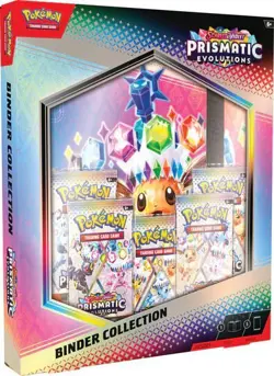 Pokemon Prismatic Evolutions Binder Collection Sealed Case (6x Binders) English - Image 3