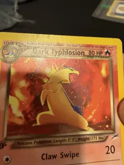 Dark Typhlosion 10/105 1st Edition Neo Destiny Holo Rare Pokemon TCG - Image 3