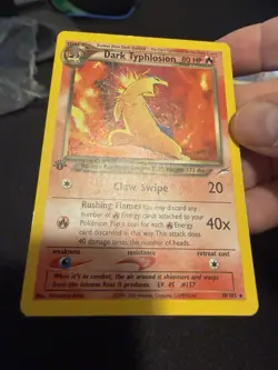 Dark Typhlosion 10/105 1st Edition Neo Destiny Holo Rare Pokemon TCG - Image 4