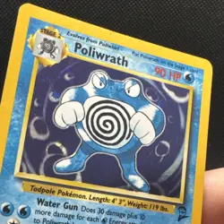 Pokemon TCG: 1999 Base Set 2 Poliwrath Holo Unlimited 15/130 - LP - Image 3