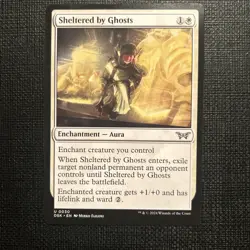 1x MTG Sheltered by Ghosts - Duskmourn: House of Horror (DSK) #30 - Magic - Image 1