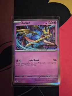 Pokemon Zacian MEP 015 Black Star Promo NM - Image 1