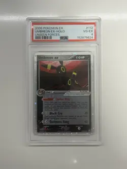 Pokemon PSA 4 Umbreon ex #112/115 Unseen Forces Holo Silver Border New Cert - Image 1