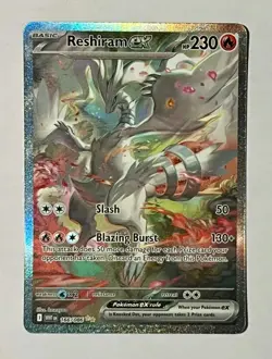 2025 Pokemon TCG Reshiram EX 166/086 SV: White Flare SIR Holo English - Image 1