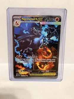Pokemon TCG Phantasmal FlamesMega Charizard X ex 125/094 NEAR MINT NM SIR Holo - Image 1
