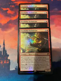 MTG Edge of Eternities Possibility Technician Foil x 4 - Image 1