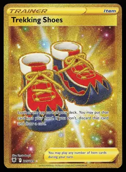 Trekking Shoes 215/189 Secret Rare Astral Radiance Pokemon Card - Image 1