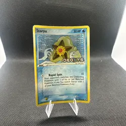 Staryu 77/107 Deoxys Reverse Holo Stamped HEAVILY DAMAGED Pokemon TCG - Image 1