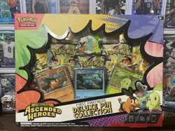 Pokemon TCG Ascended Heroes Deluxe Pin Collection Box NEW- FACTORY SEALED - Image 1