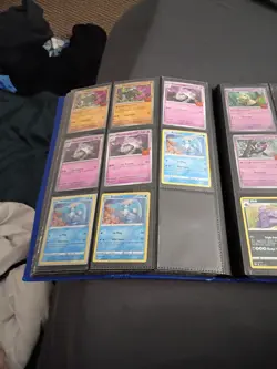 Pokemon TCG Scarlet & Violet Holo/Foil Lot in Blue Cardguard Binder (EN) - Image 3