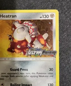 Heatran - 88/156 - Ultra Prism Stamped Promo - Cosmos Holo - Pokemon TCG - Image 4