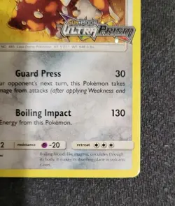 Heatran - 88/156 - Ultra Prism Stamped Promo - Cosmos Holo - Pokemon TCG - Image 5