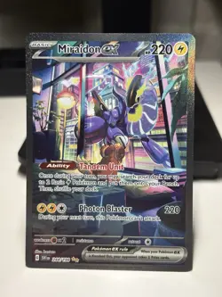 Pokemon Miraidon EX 244/198 Scarlet and Violet Base Set Near Mint - Image 1