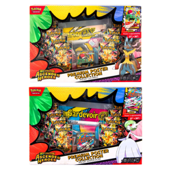 Pokemon Ascended Heroes Premium Poster Collection Mega Gardevoir & Mega Lucario - Image 1