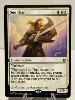 Sun Titan 87 M Commander: Murders at Karlov Manor NM MTG - Image 1