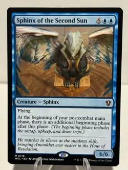 Sphinx of the Second Sun 118 M Commander: Murders at Karlov Manor NM MTG - Image 1