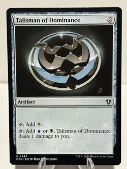 Talisman of Dominance 242 U Commander: Murders at Karlov Manor NM MTG - Image 1