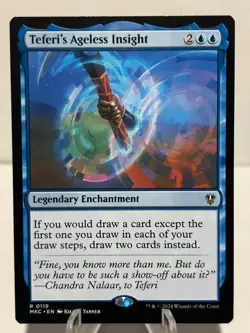 Teferi's Ageless Insight 119 R Commander: Murders at Karlov Manor NM MTG - Image 1