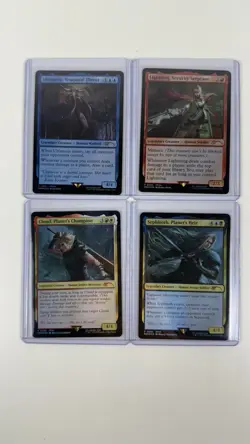 Magic Final Fantasy Costco Promo Cards Foil Cloud & Sephiroth MTG NM P0001-P0004 - Image 1