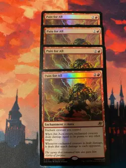 MTG Edge of Eternities Pain For All Foil x 4 - Image 1