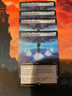 MTG Edge of Eternities Moonlit Meditation Extended Art x 4 - Image 1