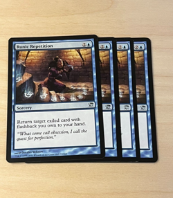 MTG - Runic Repetition - Innistrad #72- Playset (X4) - Image 1