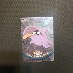 2000 Topps Chrome Pokemon SPECTRA REFRACTOR #90 SHELLDER RARE Series 2 - Image 1