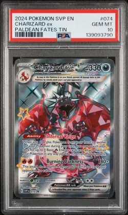 PSA 10 Charizard ex #74 Pokemon Promo - Image 1