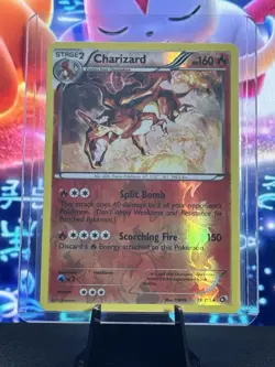 Pokemon TCG Charizard Legendary Treasures 19/113 Reverse Holo Rare - Image 1