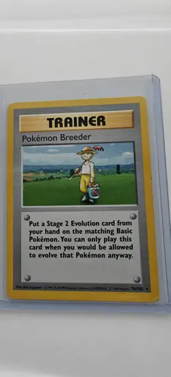 Pokemon Breeder 076/102 Base Set Regular - Image 1
