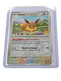 Pokemon TCG LP Eevee - Pokemon Day 2025 - Reverse Cosmos Holo 074/131 - Image 1
