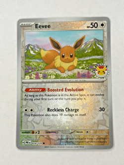 Pokemon TCG LP Eevee - Pokemon Day 2025 - Reverse Cosmos Holo 074/131 - Image 2