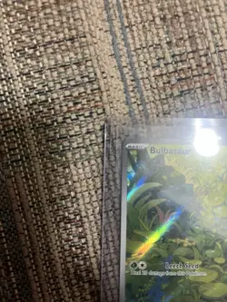 Pokemon TCG Bulbasaur 166/165 Sv: Scarlet & Violet 151 Illustration Rare Holo - Image 3