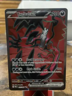 Pokemon TCG Perfect Order Yveltal EX Ultra Rare Holo 105/088 NM - Image 1