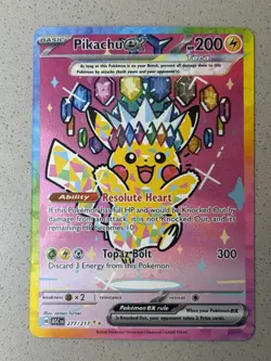 Pokemon Pikachu ex 277/217 SIR Special Illustration Rare Ascended Heroes Nm/m! - Image 2