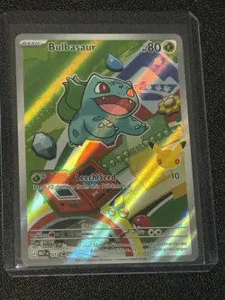 Pokemon Bulbasaur MEP 037 First Partner Illustration 30th Black Star Promo - Image 1