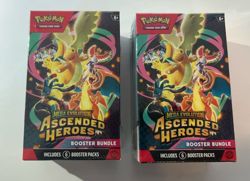 Pokemon TCG Ascended Heroes Booster Bundle Sealed Lot x2 - Image 1