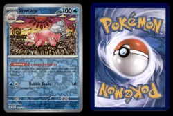 Slowbro 043/198 Rare Scarlet & Violet Pokemon TCG Reverse Holo NM - Image 3