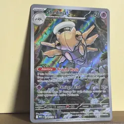 Pokemon Shedinja 144/132 Me01: Mega Evolution Illustration Rare Holo - Image 3
