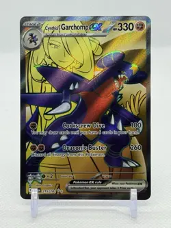 Pokemon Cynthia’s Garchomp EX 215/182 Full Art - Destined Rivals - Image 1
